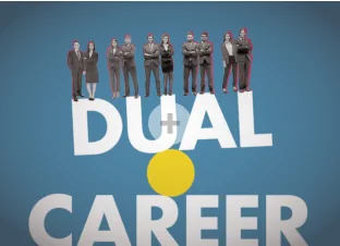Illustrationen und Report zum Thema Dual Career